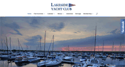 Desktop Screenshot of lakesideyachtclub.com